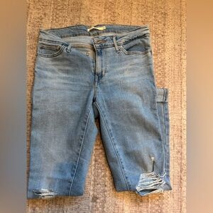 Levi's 711 Skinny Jeans in Blue Denim